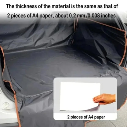 Heavy‑Duty Waterproof Dog Car Seat Cover, Nonslip Pet Hammock W/ Side Flaps, Trunk Liner SUV Truck Scratch‑Resistant Protector